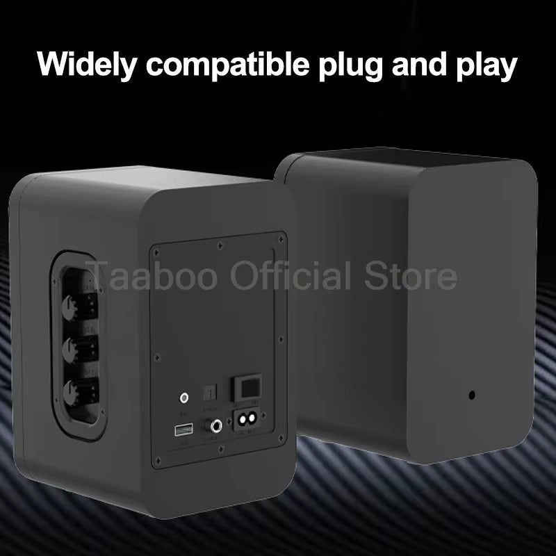 3Inch Bluetooth Speaker 40W Active Speakers 360 Echo Sound System Hifi Audio Optical USB AUX for Gamer Home Theater Computer