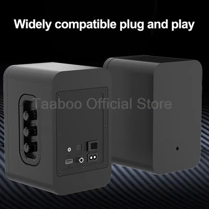 3Inch Bluetooth Speaker 40W Active Speakers 360 Echo Sound System Hifi Audio Optical USB AUX for Gamer Home Theater Computer